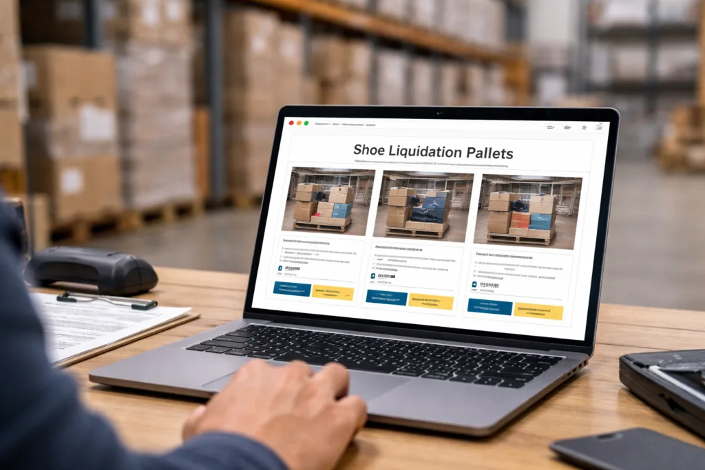 How to Buy Shoe Liquidation Pallets Online